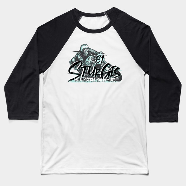 Sturgis motorcycle rally 2021 Baseball T-Shirt by PincGeneral